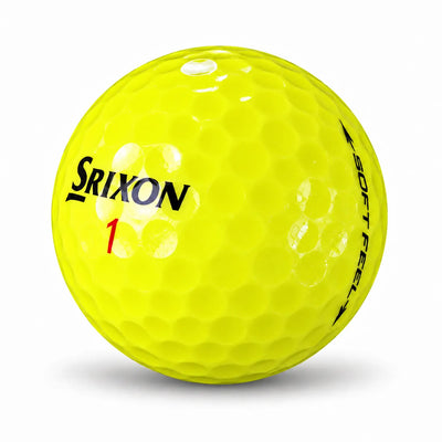 Srixon Golfball in Gelb, Modell 25 Mix, Kategorie AAAA/AAA.