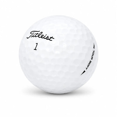 Titelist Tour Soft Golfball, Modell 1, weiß, AAAA Zustand.