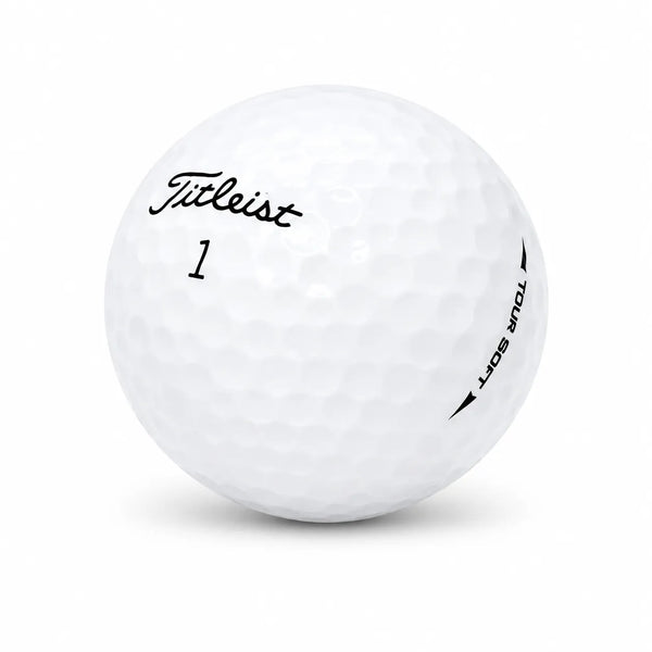 Titelist Tour Soft Golfball, Modell 1, weiß, AAAA Zustand.