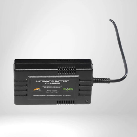 Powakaddy Batterie Ladegerät mit Anderson-Stecker für E-Trolley, schwarz, Produktfoto