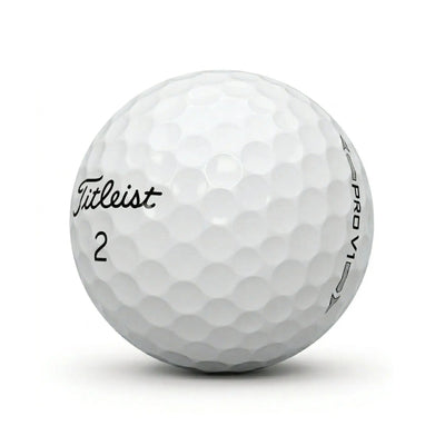 Titleist Pro V1 Lakeballs | Years Mix | AAA – 25 gebrauchte weiße Golfbälle freigestellt auf weißem Hintergrund