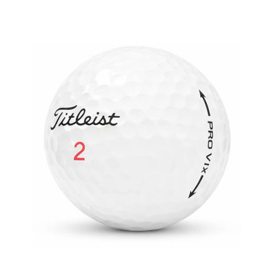 Titleist Pro V1x 2022 Lakeballs – 25 gebrauchte weiße Golfbälle freigestellt auf weißem Hintergrund
