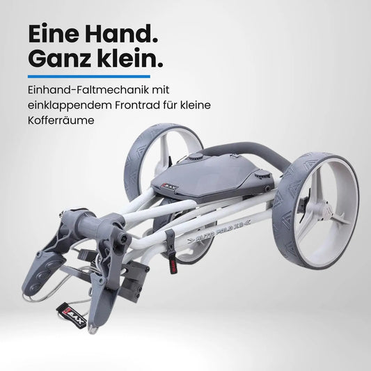 Big Max Autofold X2 Push Trolley – Frontansicht Farbvariante 3