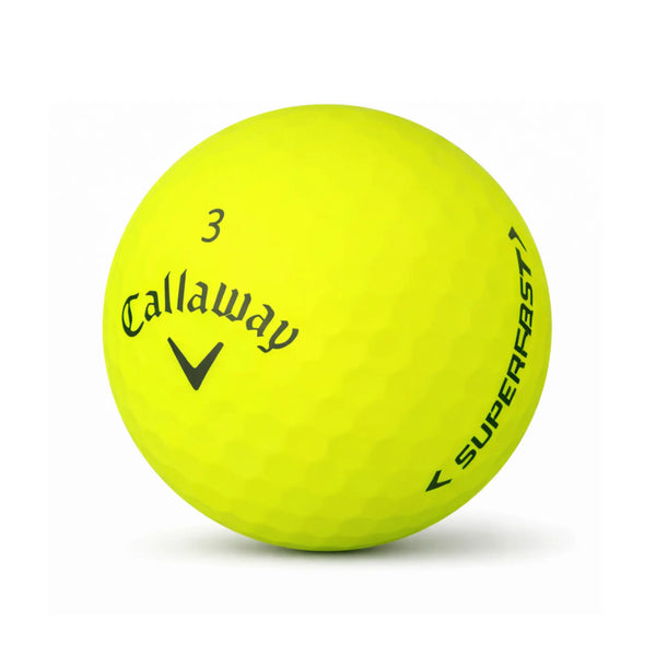 Callaway Mix Yellow Lakeballs | AAAA – 25 gebrauchte gelbe Callaway Golfbälle gemischt, freigestellt