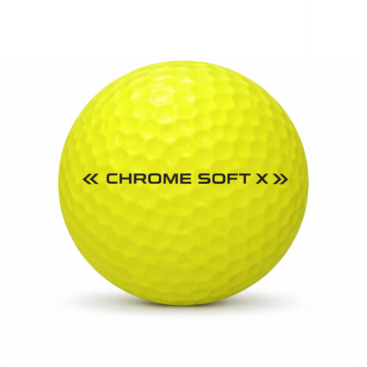 25 Callaway Chrome Soft Triple Track Mix Yellow | AAAA
