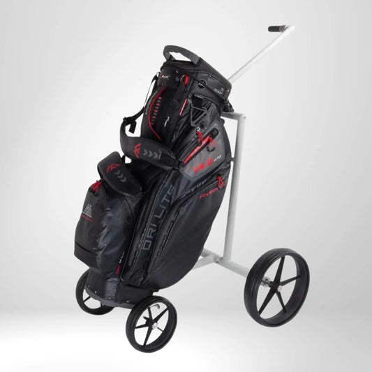 Big Max e-Lite 4 Rad Elektro Trolley – Frontansicht vierrädriger E-Trolley