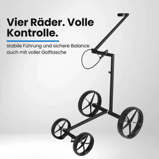 Big Max e-Lite 4 Rad – Seitenansicht E-Trolley mit Lithium Akku