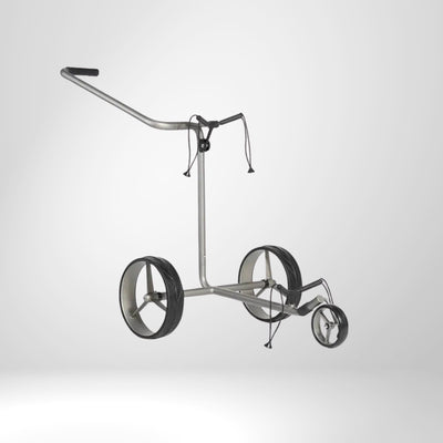 JUCAD EDITION S 3rädrig – Leichter klappbarer Golftrolley aus Aluminium mit drei Rädern