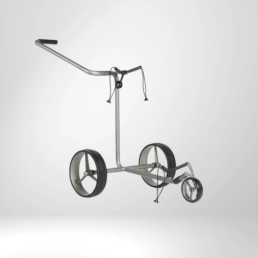 JUCAD EDITION S 3rädrig – Leichter klappbarer Golftrolley aus Aluminium mit drei Rädern