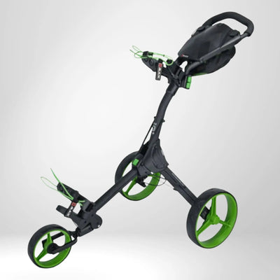 Big Max IQ² Push Trolley – Frontansicht Farbvariante 1, dreirädriger Golftrolley