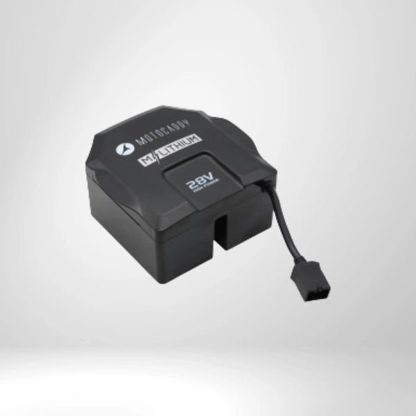 Lithium Batterie 28V für Golf E-Trolley, schwarz, Motocaddy Zubehör