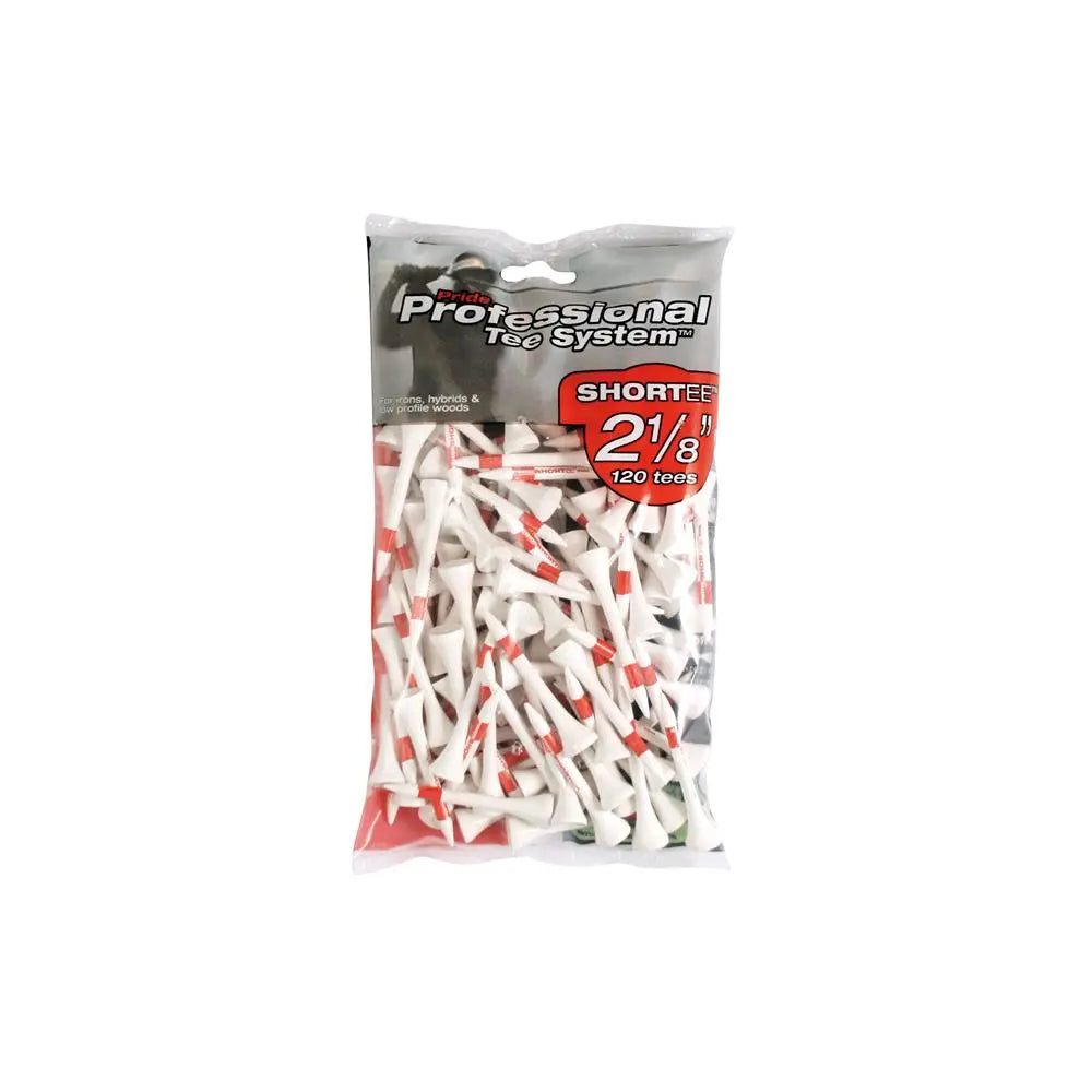 Golf Tees 2 1/8 Zoll weiß-rot, 120 Stück, verpackt, Zubehör für Golfspieler