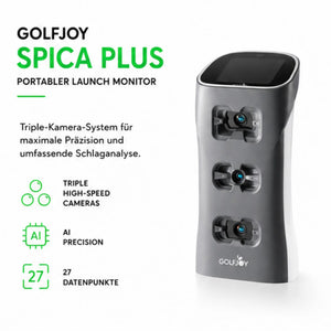 GolfJoy Spica 3 Plus Launch Monitor – Triple-Kamera-Front