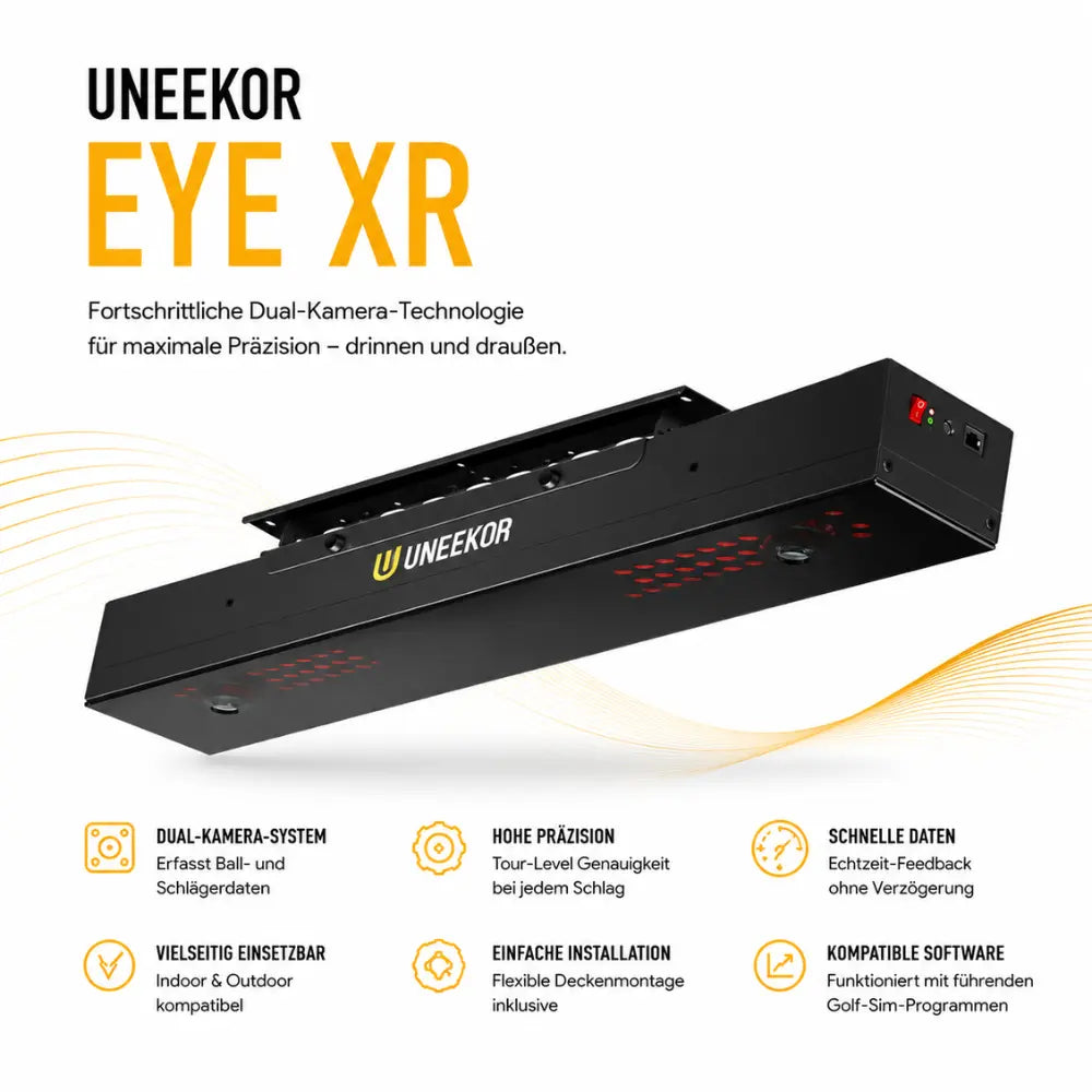 Uneekor EYE XR Golf Launch Monitor inkl. Swing Optix