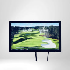 Golf Simulator Bildschirm mit virtuellem Golfplatz, Indoor Golf Training, Uneekor System