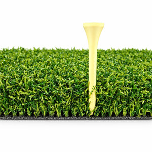 Indoor Hitting Matte Tee Turf XL - 250 x 200 cm, grüne Golf-Spielfläche mit integriertem Tee.