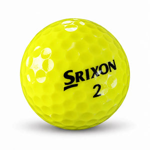 25 Srixon Mix Gelb Golfball im AAAA/AAA Zustand, ideal für alle Spielstärken.