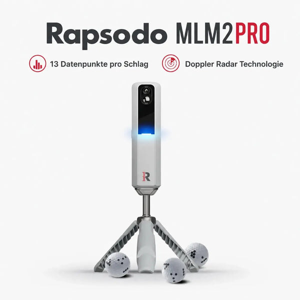 Golfnetz x Rapsodo Bundle mit MLM2PRO, bietet 13 Datenpunkte pro Schlag und Doppler Radar Technologie.