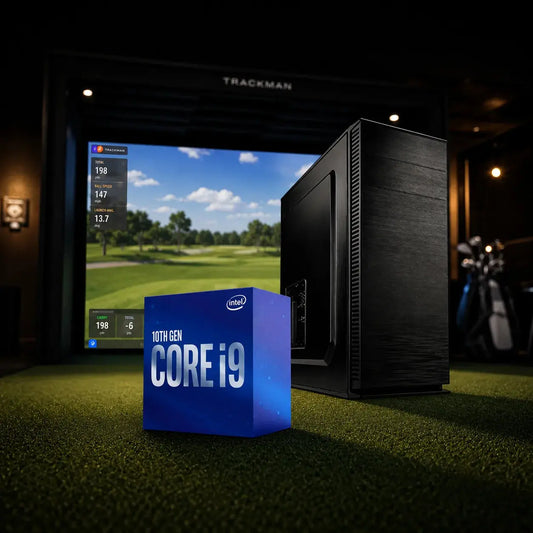PC-System Golf Simulator 4K UHD mit Intel i9, 1 TB SSD, RTX 5070 Ti und 32GB RAM DDR5-5600.