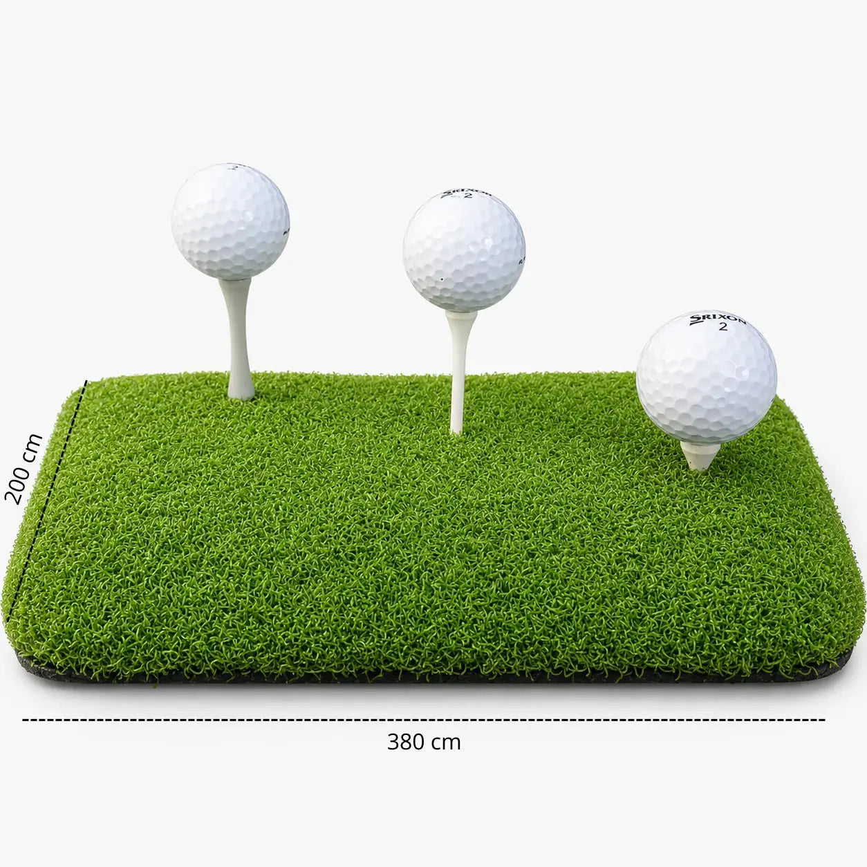 Tee Turf XL für GSK, 380 x 200 cm Rasenfläche, Ersatz für Golf-Simulator.