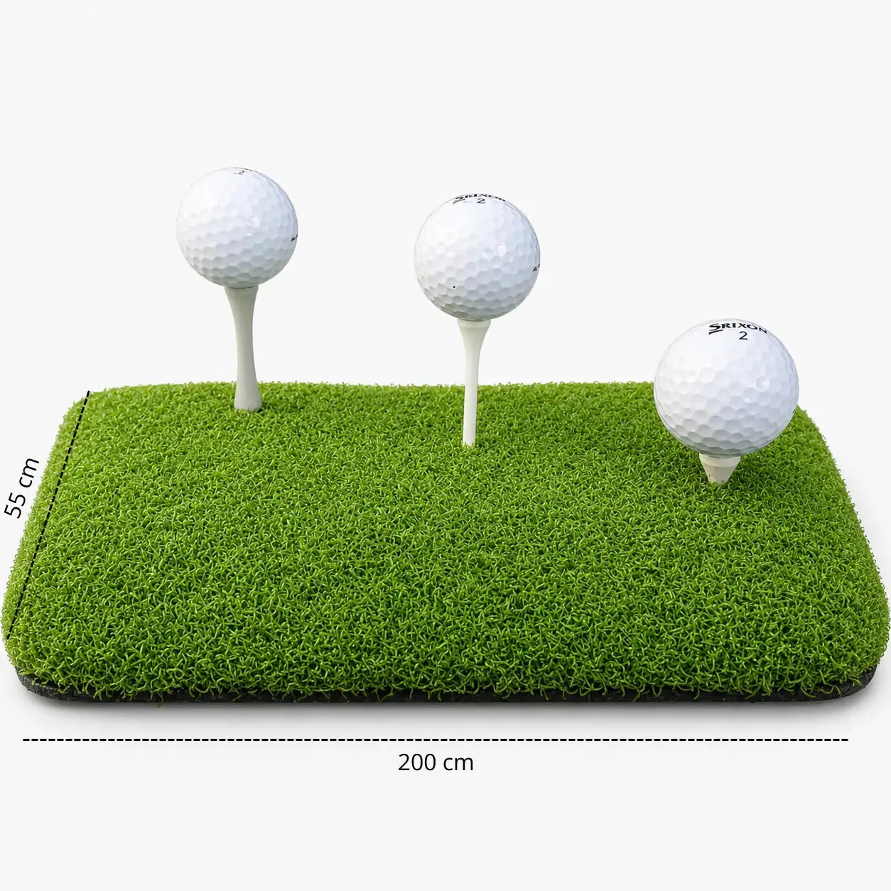 Tee Turf Hitting Stripe für GSK Elite, 55 x 200 cm Rasenfläche für Golf-Simulator.