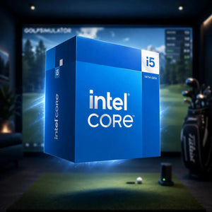 PC System Golf Simulator mit Intel Core i5, SSD, RTX 5060 Ti und DDR4 RAM.