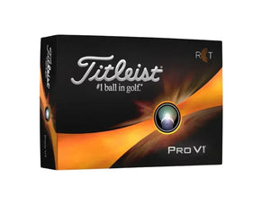 Titleist Pro V1 RCT Golfbälle, Packung mit 3 Bällen für die Nutzung im Golf Simulator.
