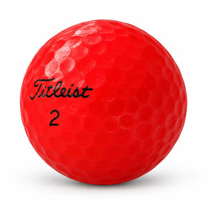 Titleist Mix Bunt Golfball in rot, Qualität AAAA/AAA.