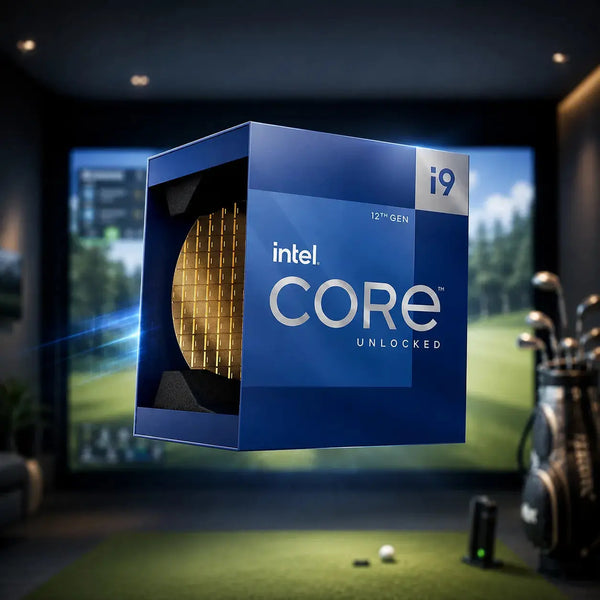 PC System Golf Simulator 4K UHD mit Intel Core i9, 1 TB SSD, RTX 5070 Ti und 32GB RAM DDR5.