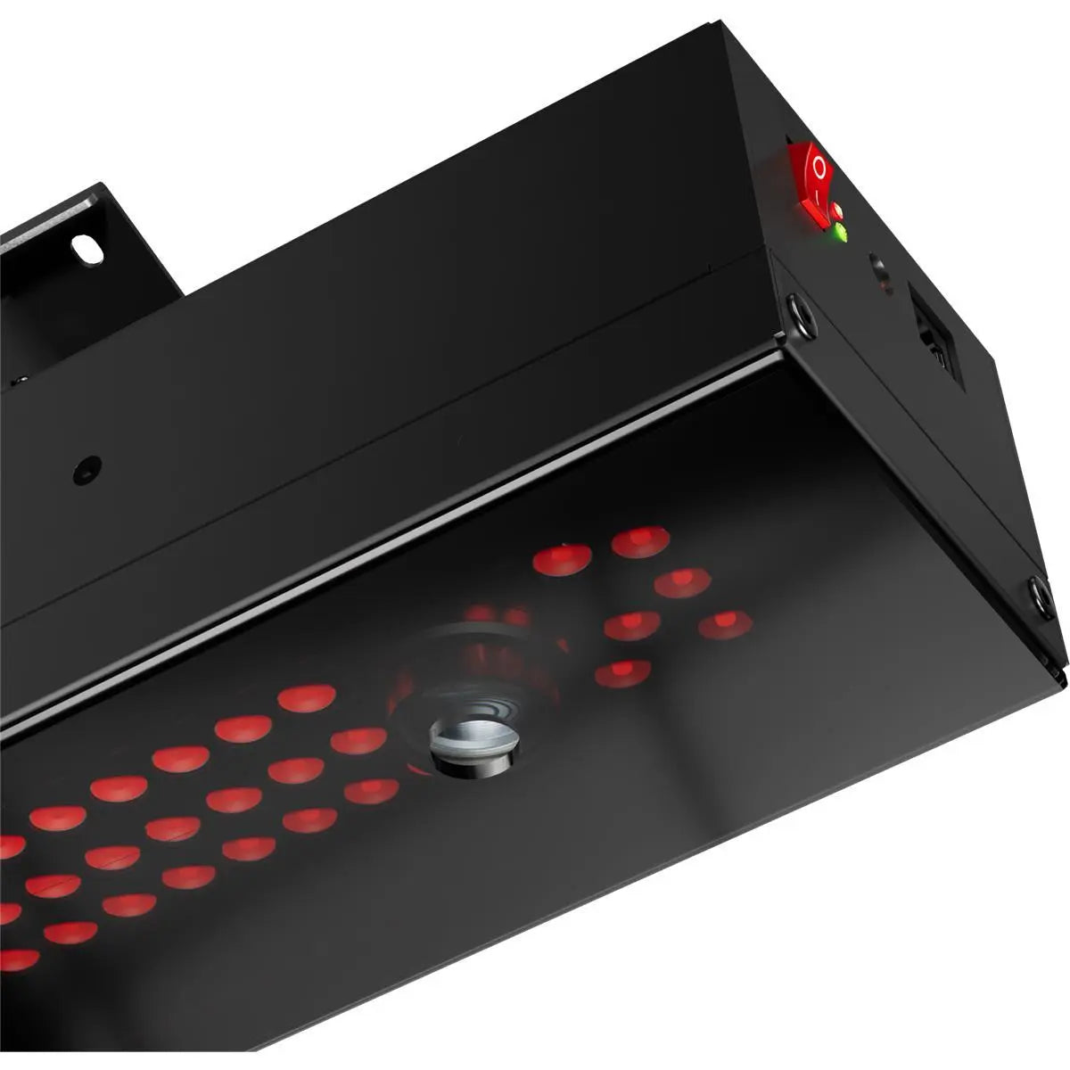Uneekor XR Golf Simulator Sensor mit LED-Leuchten und Linse, Nahaufnahme, Indoor Golf