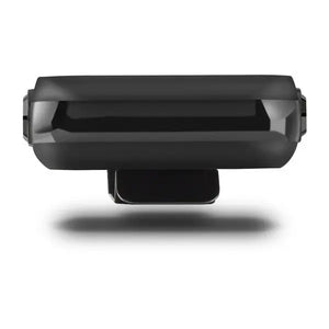 Schwarzes GPS Golfgerät, seitliche Ansicht, kompakt, modernes Design, Golf Zubehör