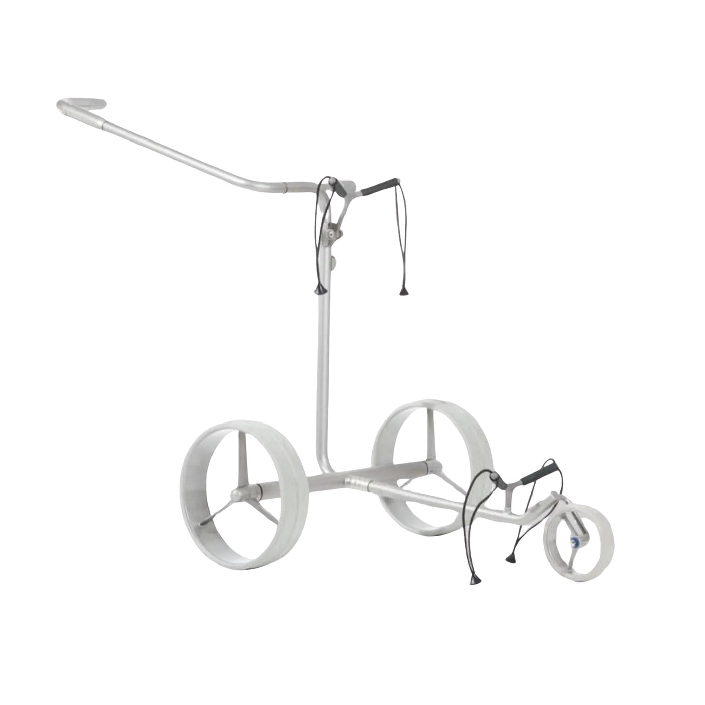 Justar TITAN Classic E-Trolley mit robustem Gestell und großen Rädern für einfachen Transport.