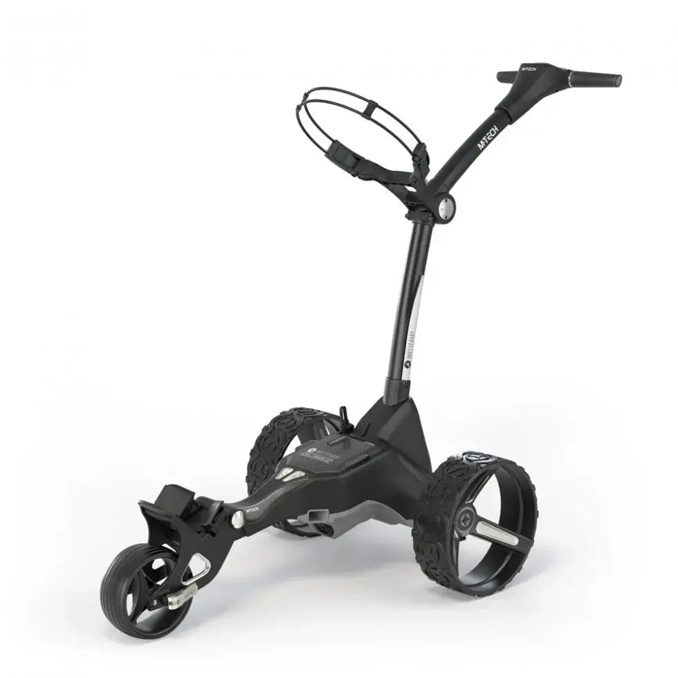 Motocaddy M-TECH GPS E-Trolley – Elektrischer Golf Trolley mit GPS Display, Gesamtübersicht