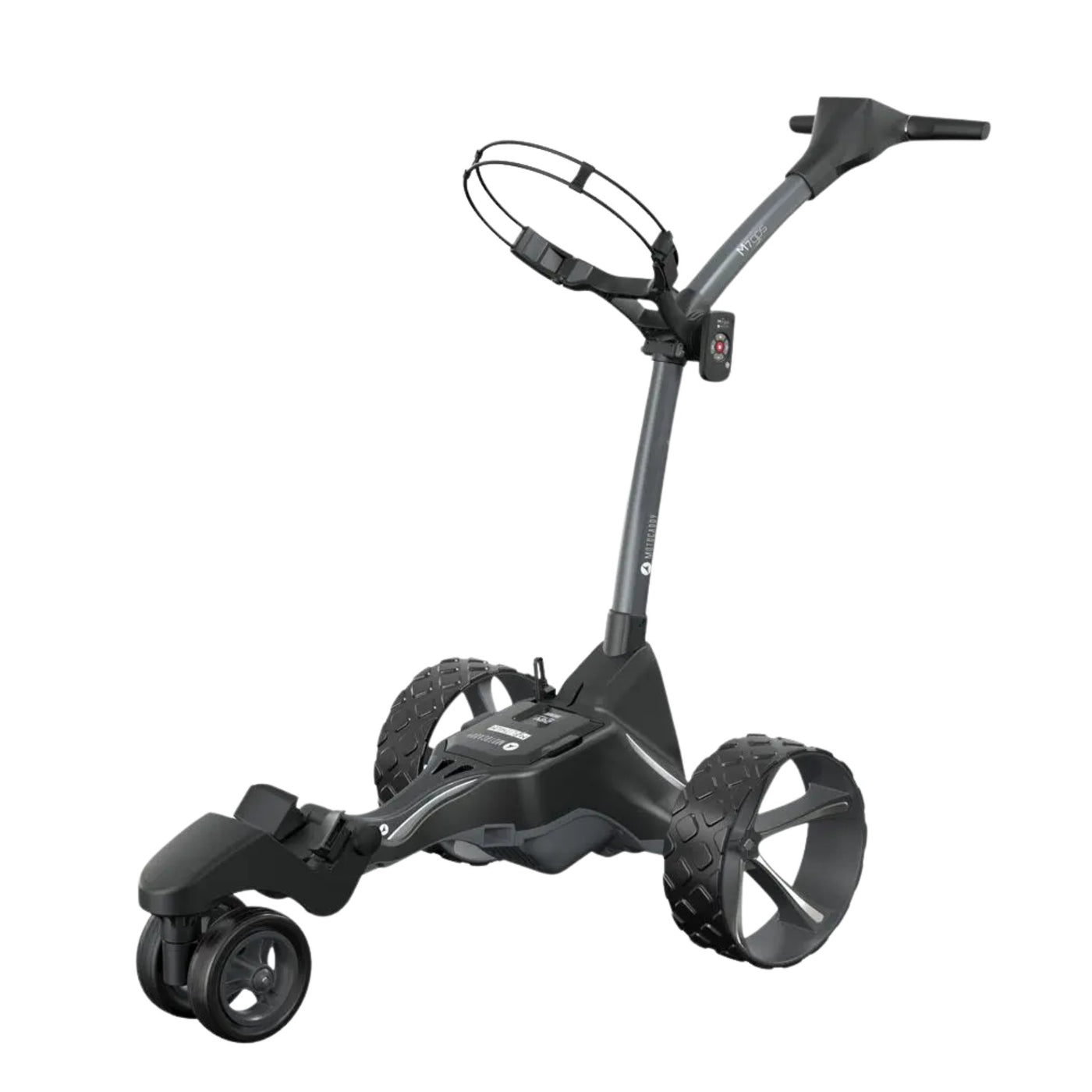 Moderner elektrischer Golf Trolley mit drei Rädern, ideal für Golftasche und Zubehör
