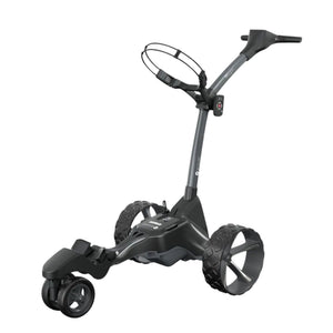 Moderner elektrischer Golf Trolley mit drei Rädern, ideal für Golftasche und Zubehör