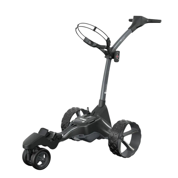 Moderner elektrischer Golf Trolley mit drei Rädern, ideal für Golftasche und Zubehör
