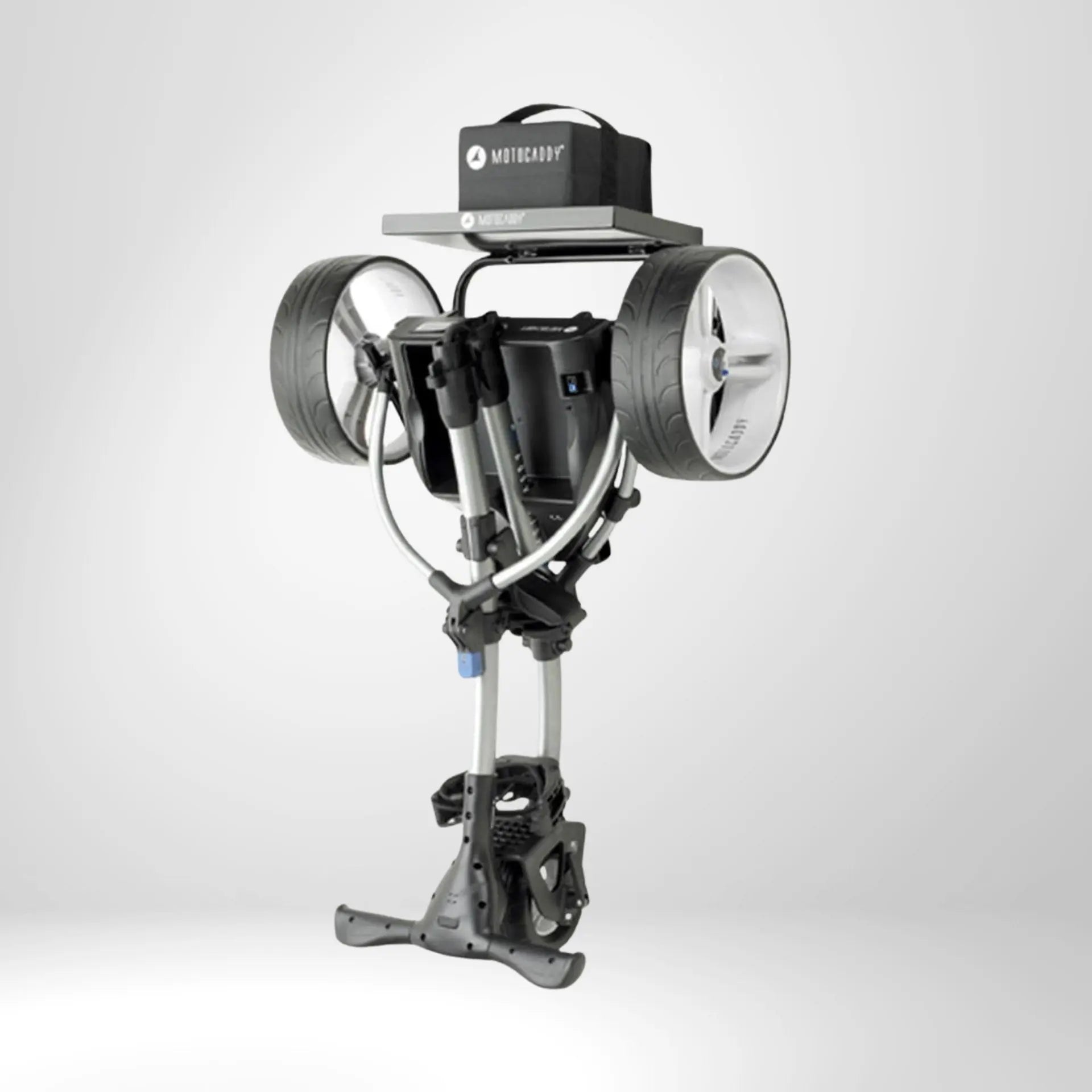 Golf E-Trolley Halterung für Wandmontage, geeignet für große Räder und Zubehör, neutraler Hintergrund