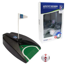 Auto Putt Returner mit Golfball und Verpackung, ideales Golf Zubehör für Indoor Training