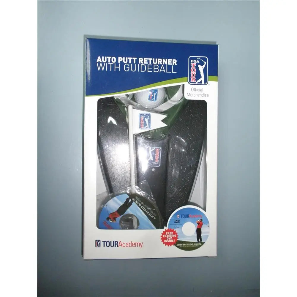 PGA TOUR Auto Putt Returner mit Guideball und Trainings-DVD im Verpackung, Golf Zubehör