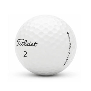 Titleist Pro V1 2024 Lakeballs | AAAA – 25 gebrauchte weiße Golfbälle freigestellt auf weißem Hintergrund