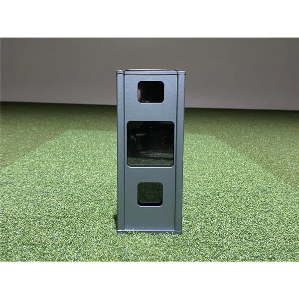 Square Golf Metal Protective Case – Robustes Metallgehäuse für Launch Monitor, Frontansicht