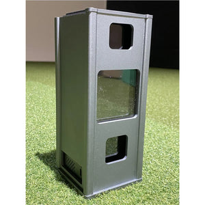 Square Golf Metal Protective Case – Detail Verschlussmechanismus robuster Metallkoffer