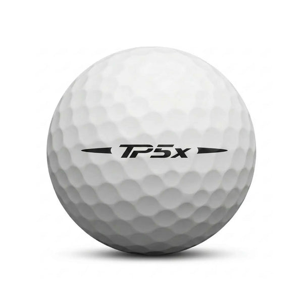 TaylorMade TP5x Tour Lakeball – Gebrauchter weißer Golfball mit TP5x Logo und Nummer