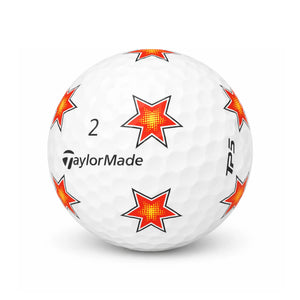 TaylorMade TP5/X Pix Mix Lakeballs | AAAA – 25 gebrauchte weiße Golfbälle mit Pix Muster, freigestellt