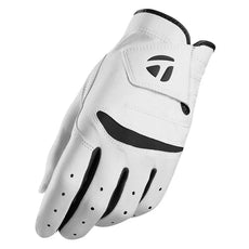 Weißer Golfhandschuh für Herren mit Belüftungslöchern, für die linke Hand