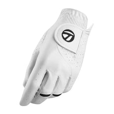 Weiße Damen Golfhandschuh mit perforiertem Design für besseren Grip und Komfort