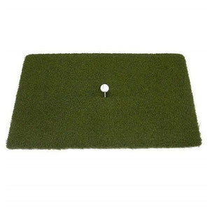 Golfabschlagmatte mit Tee und Golfball, ideal für Indoor Golftraining und Simulatoren