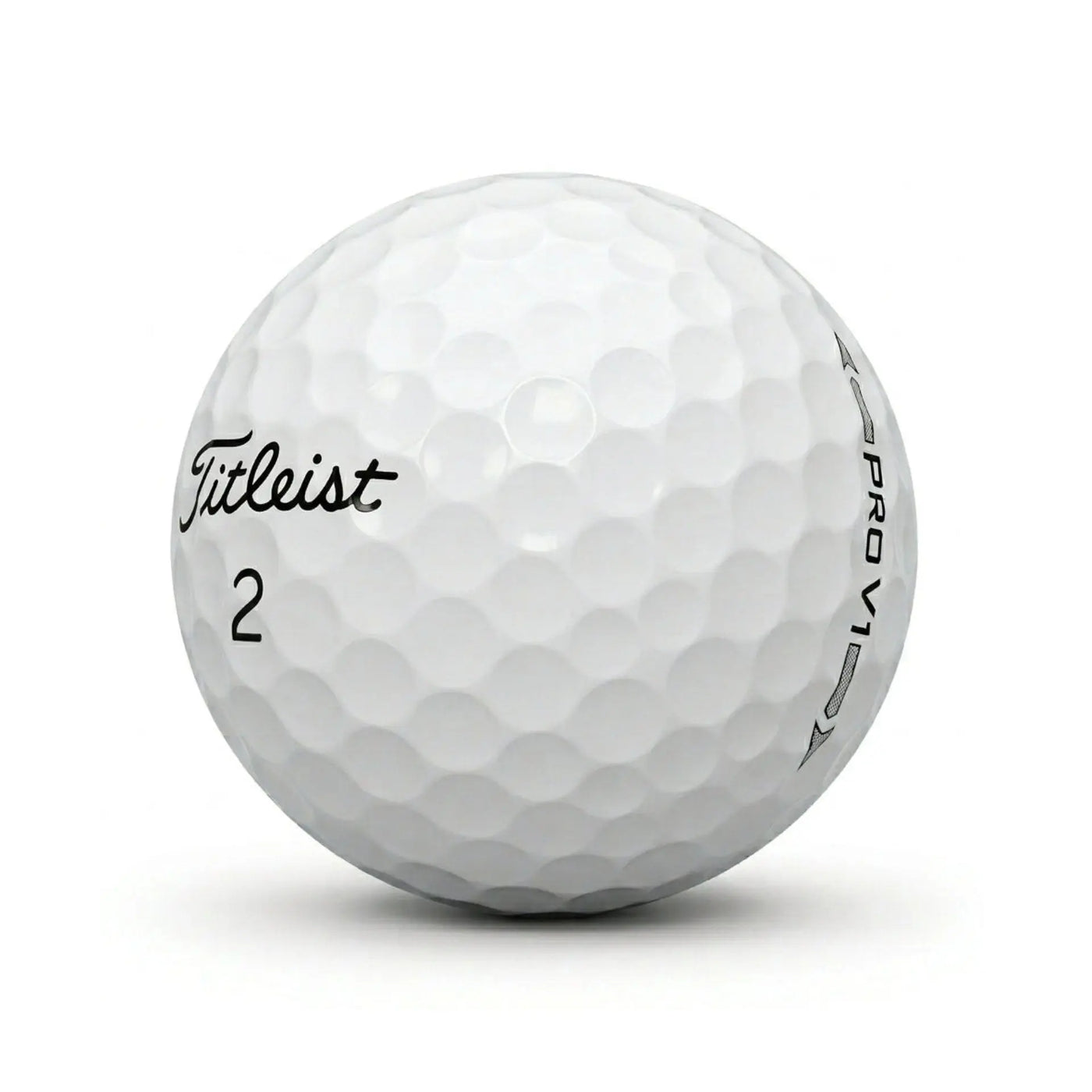 Titleist Pro V1 Lakeballs | Years Mix – 25 gebrauchte weiße Golfbälle freigestellt auf weißem Hintergrund