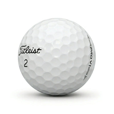 Titleist Pro V1 Lakeballs | Years Mix – 25 gebrauchte weiße Golfbälle freigestellt auf weißem Hintergrund