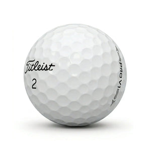 Titleist Pro V1 Lakeballs | Years Mix | AAA – 25 gebrauchte weiße Golfbälle freigestellt auf weißem Hintergrund